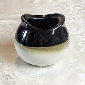 Sango Nova Black Ceramic Sugar Bowl